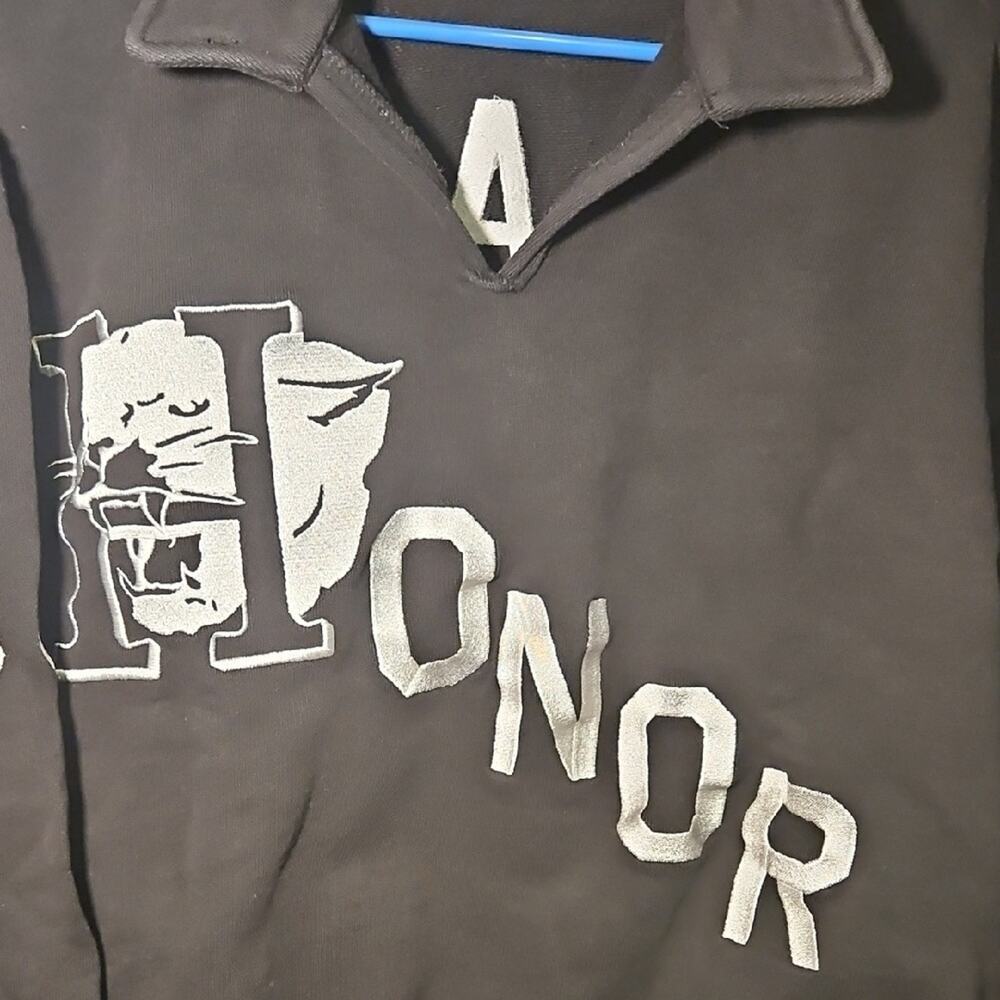 Honor Women's Black Graphic Hoodie - Picture 3 of 9
